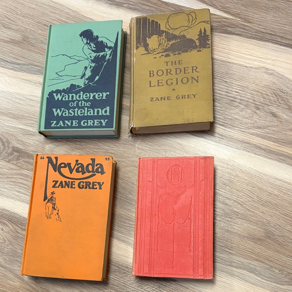 Classic Hardcover Book Set - Green, Gold, Orange, Red Covers